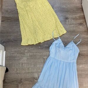 Two New Juniors Baby Doll Dresses